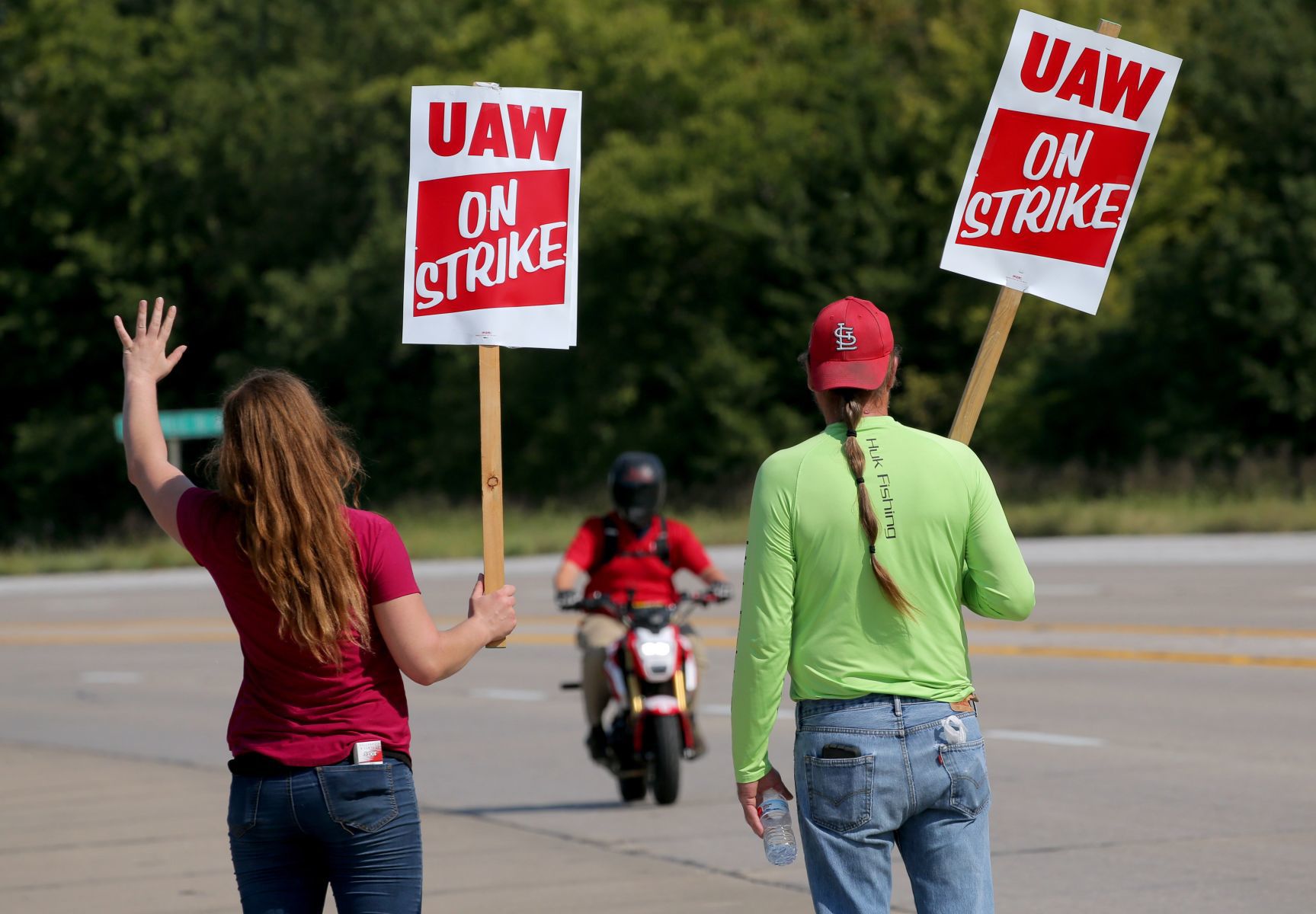 UAW workers strike in Wentzville, across the nation